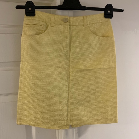 D&G Yellow Mini Skirt - Picture 1 of 3